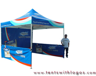 10 x 10 Pop Up Tent - Aquafresh